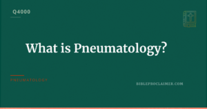 What is Pneumatology?