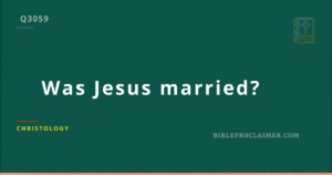 Was Jesus married?