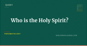 Who is the Holy Spirit?