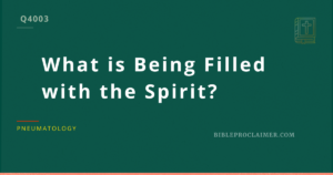 What is Being Filled with the Spirit?
