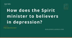 the Spirit in depression