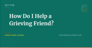 grieving friend